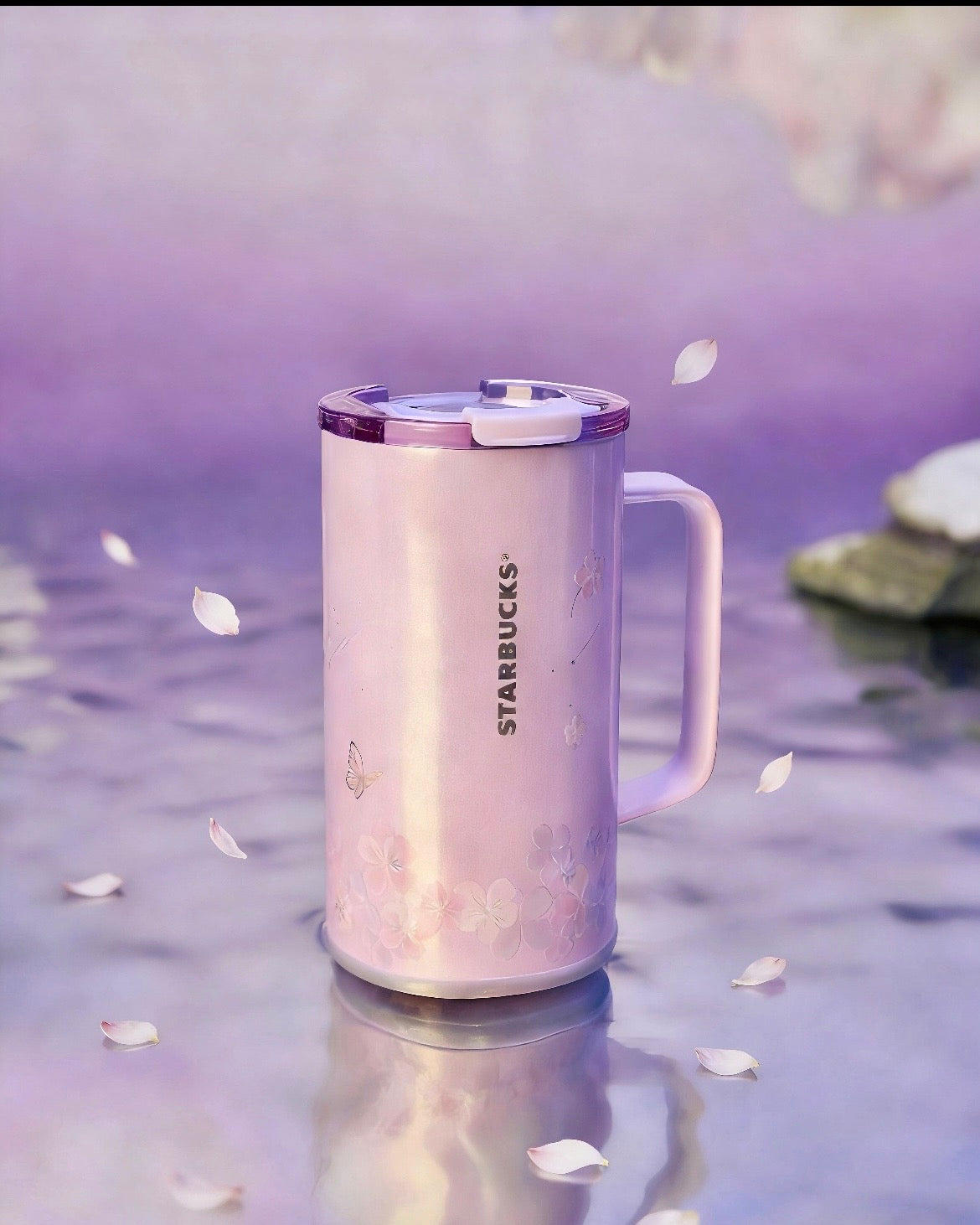 Starbucks China 2026 Sakura Series Stainless Steel Desktop Cup 20oz (Ships Late March)