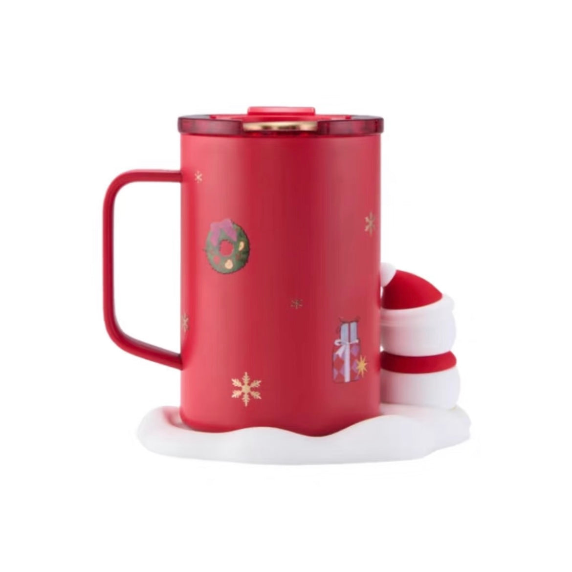 Starbucks China Christmas 16oz Stainless Steel Cup + Coaster (PRE-ORDER)
