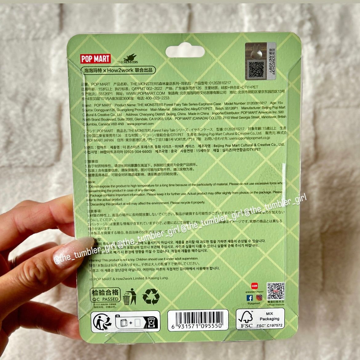POP MART THE MONSTERS Forest Fairy Tale Series-Earphone Case (READY TO SHIP)