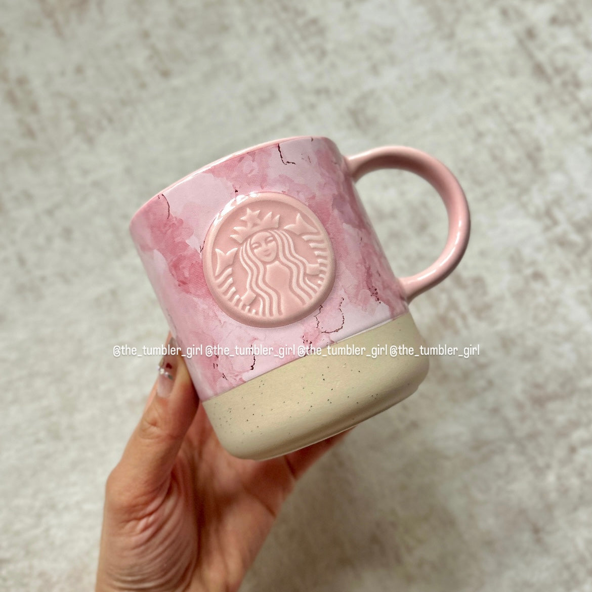 Starbucks Japan Sakura Cherry Blossom Marble Mug 12oz (READY TO SHIP)
