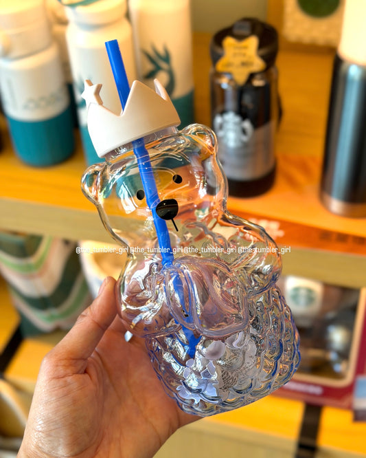 2026 Taiwan Release Siren The Muse Bearista Glass Cold Cup (READY TO SHIP)