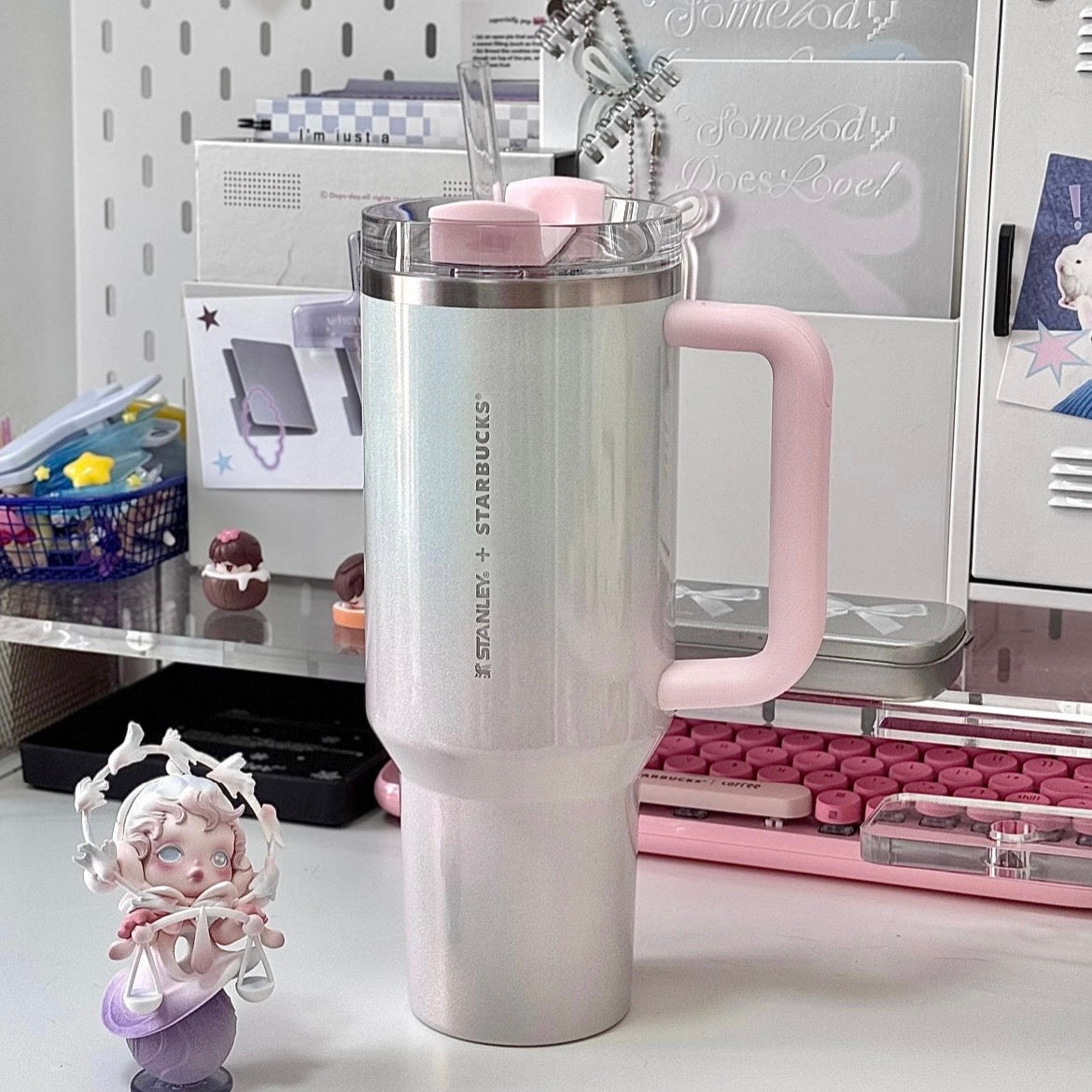 Starbucks x Stanley 40oz Stainless Steel Tumbler – 2025 China Exclusive Romantic Ocean (READY TO SHIP)