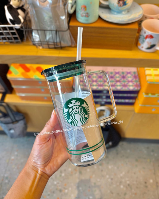2026 Taiwan Exclusive 20oz Glass Cold Cup With Handle (Ships Early November)