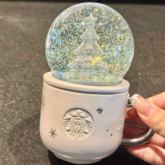 Starbucks China Snowy Wonderland Series 6oz Crystal Ball Mug (READY TO SHIP)