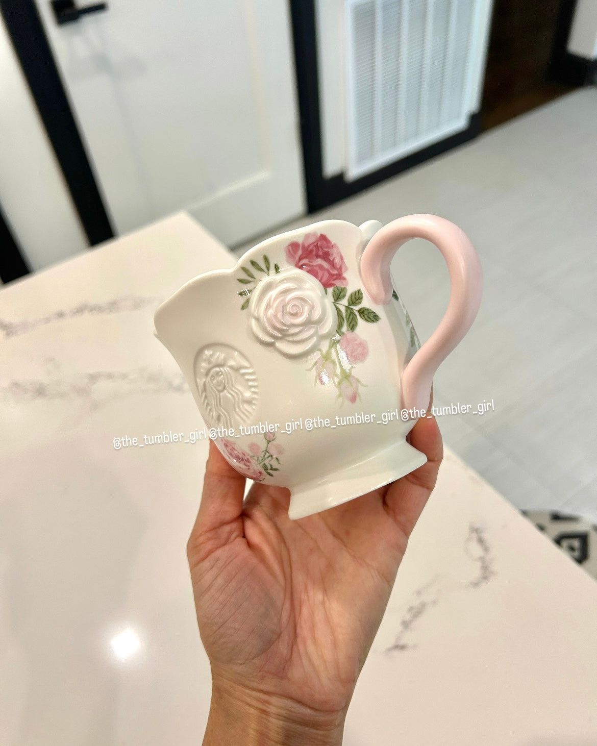 2026 China Exclusive Rose Garden Series 10oz Ceramic Mug With Stirrer (READY TO SHIP)