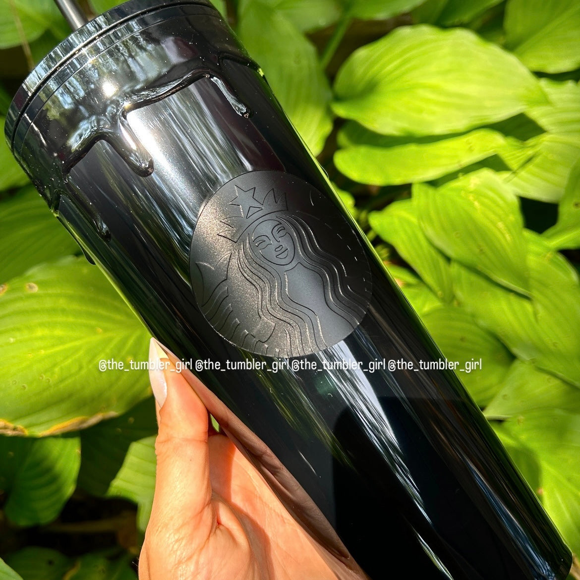 Starbucks 2024 Halloween Black Slime/Drip Tumbler (READY TO SHIP)
