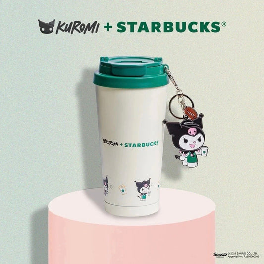Starbucks Hong Kong x KUROMI 16oz Stainless Steel Tumbler with Metal Charm (READY TO SHIP)