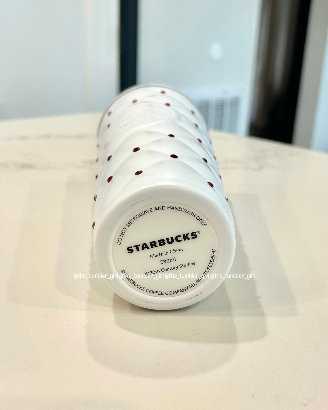 2026 China Exclusive TDWP 20oz White Diamond Stainless Steel Tumbler With Card Holder (READY TO SHIP)