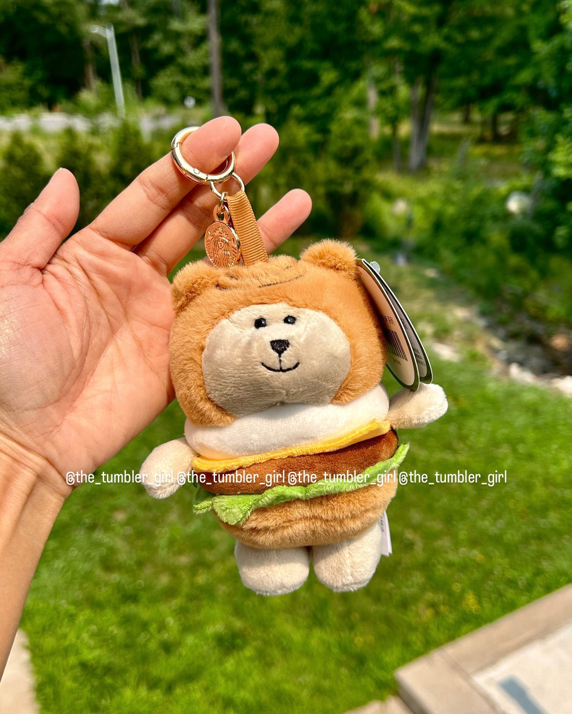 2026 Taiwan Exclusive Burger Bearista Plushie Keychain (READY TO SHIP)