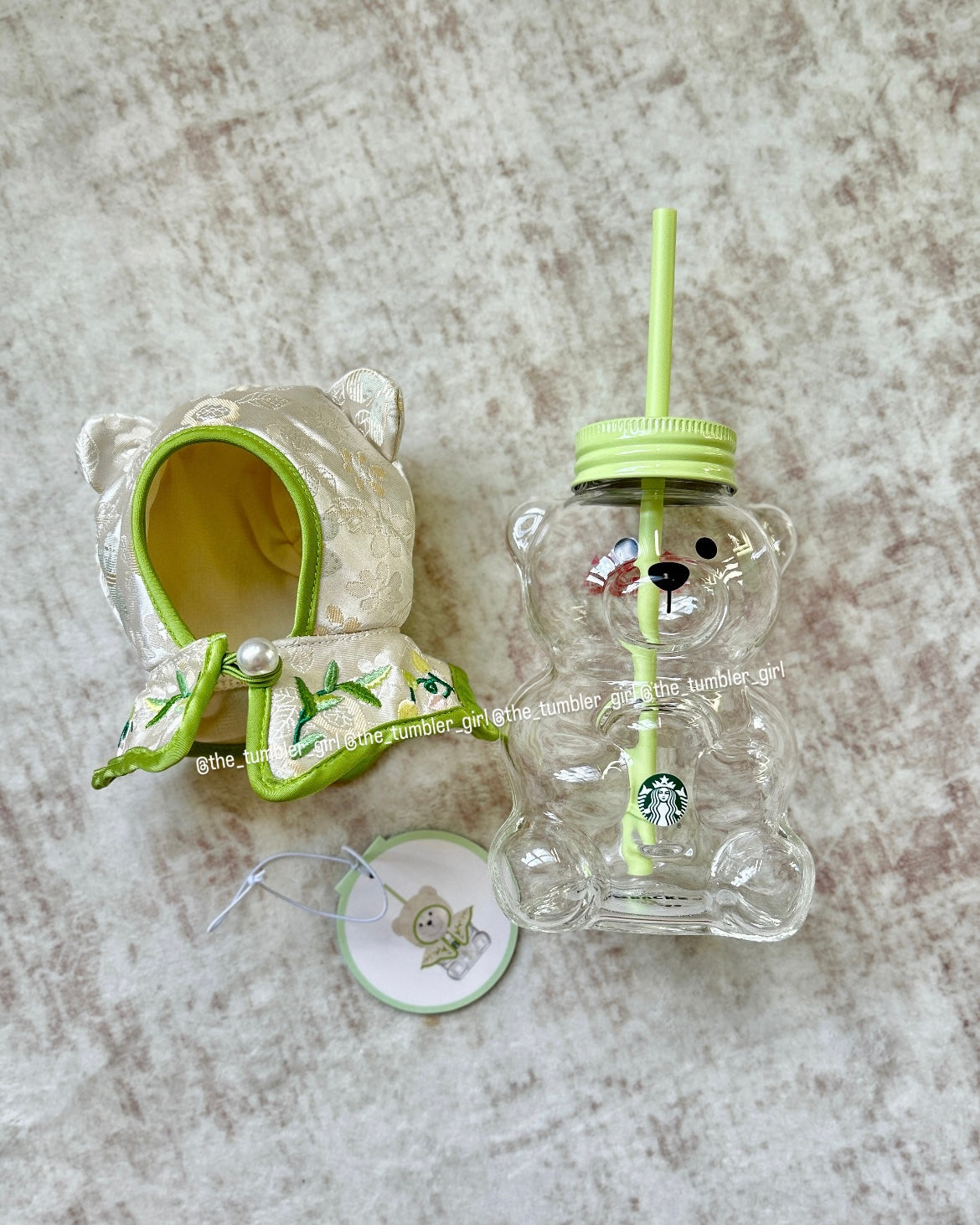2026 China Spring Auspicious Series Bearista Glass Cold Cup (READY TO SHIP)