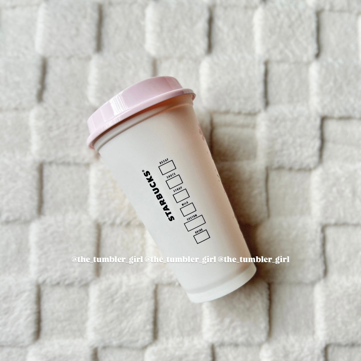 Starbucks China Exclusive 2025 16oz Cherry Blossom Plastic Reusable Cup (READY TO SHIP)