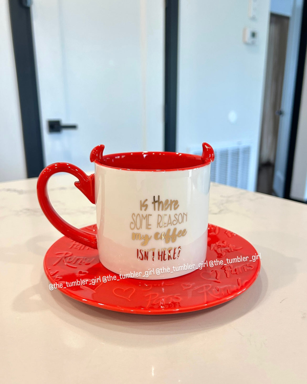2026 China Exclusive TDWP 12oz Ceramic Mug and Saucer Set (READY TO SHIP)