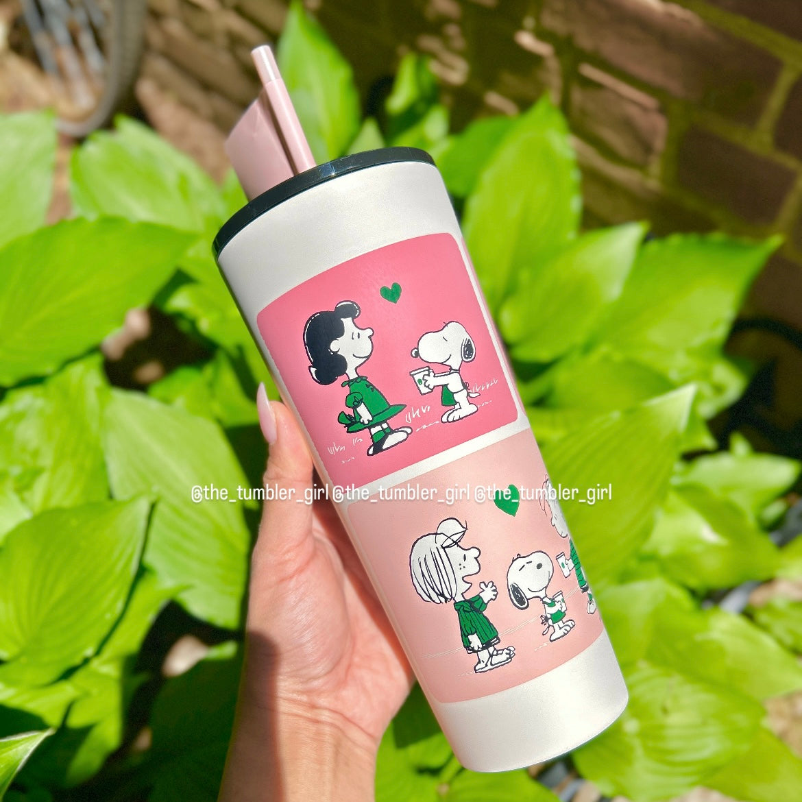 Starbucks Taiwan x PEANUTS 24oz Friendship Pink Stainless Steel Tumbler (READY TO SHIP)