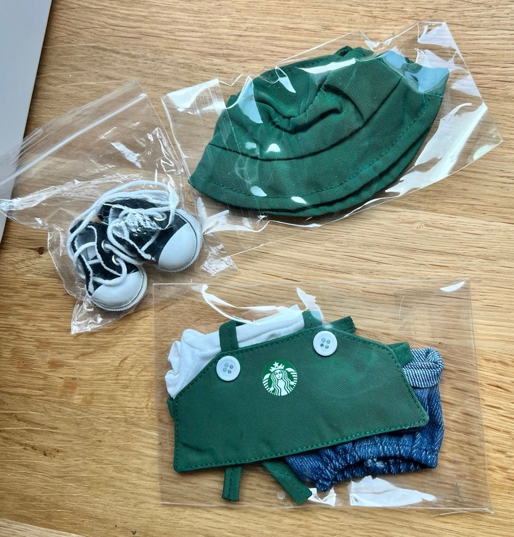 Starbucks Barista Labubu Outfit & Accessories Set