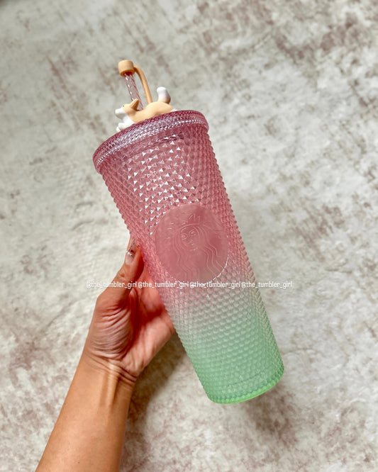 Starbucks Taiwan Spring Ombré Corgi Studded Tumbler (READY TO SHIP)