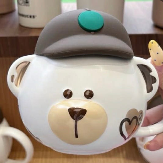 Starbucks Shanghai 2026 Pop-Up Exclusive 12oz Bearista Mug