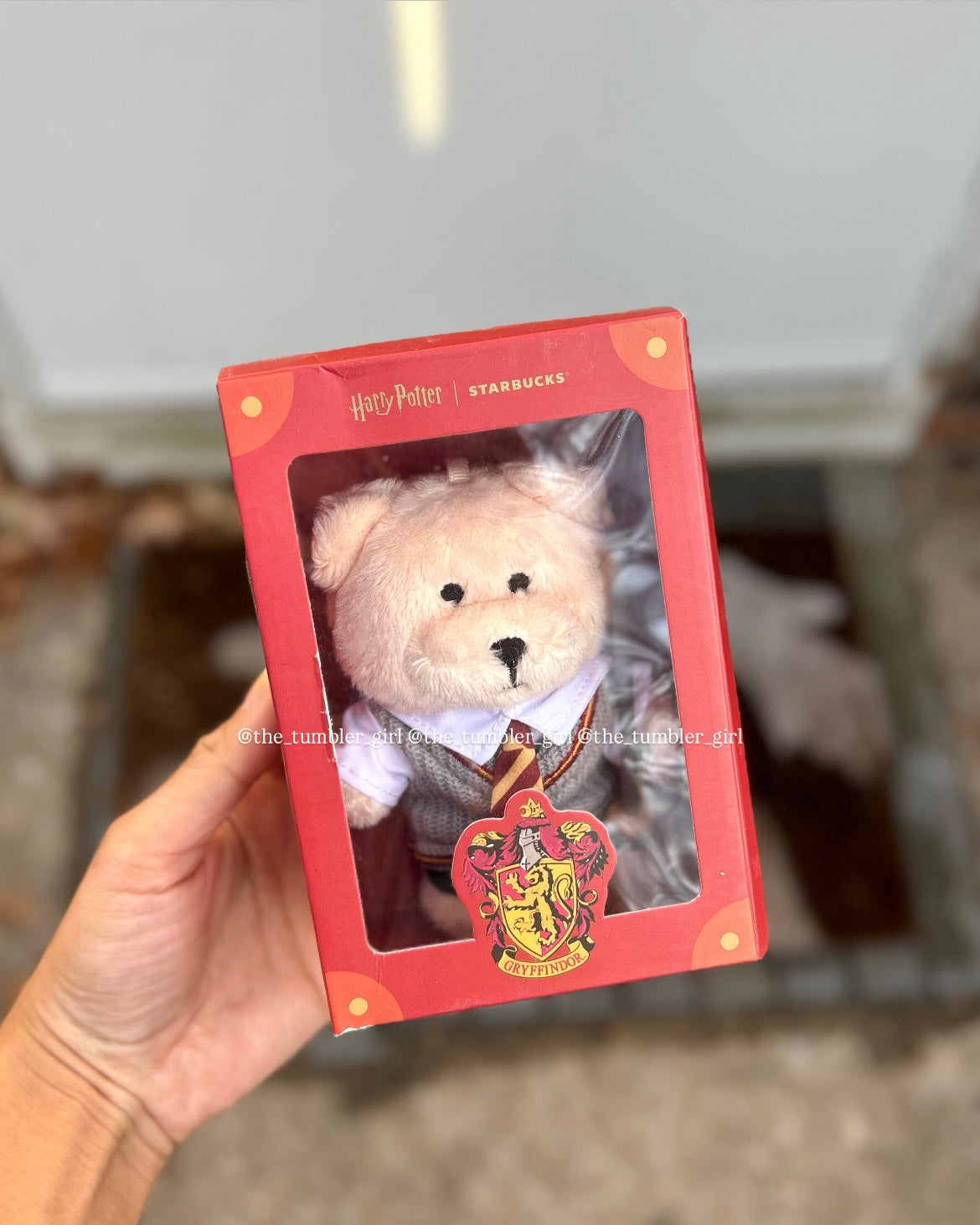 Starbucks China × Harry Potter Gryffindor House Bear Bearista Keychain (READY TO SHIP)