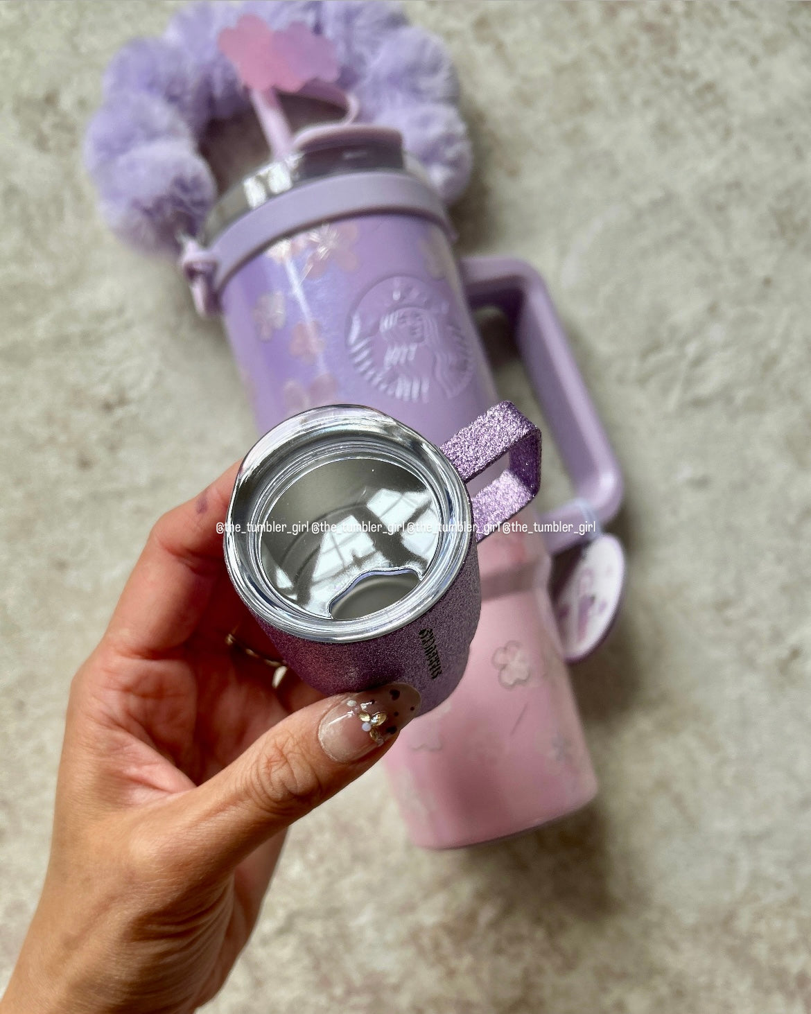 Starbucks China 2026 Sakura Stainless Steel Cup 31oz with Dual-Opening Lid & Cup Charm (READY TO SHIP)