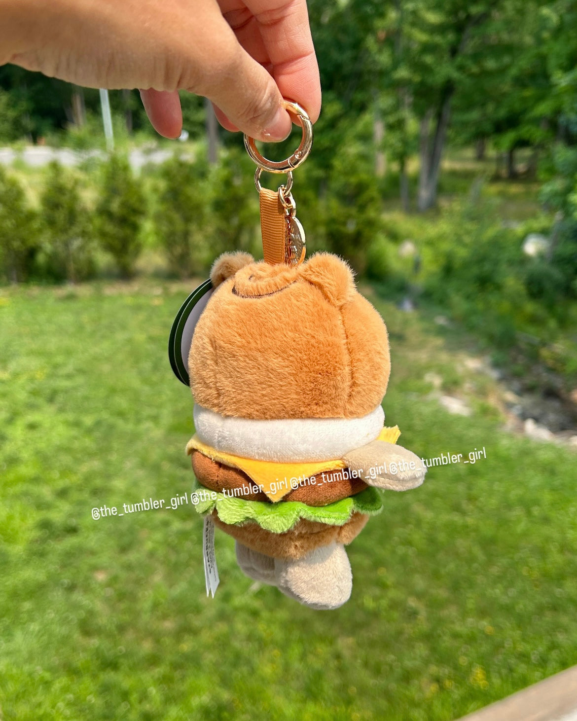 2026 Taiwan Exclusive Burger Bearista Plushie Keychain (READY TO SHIP)
