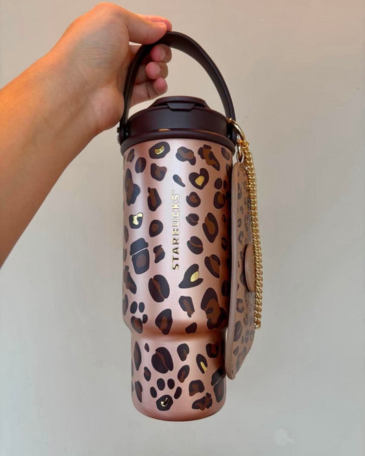 2026 China Exclusive Leopard Series 29oz Stainless Steel Tumbler With Accessories (Ships Late August)