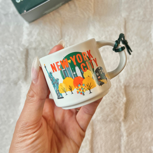 Starbucks New York City Mini Ornament Mug (READY TO SHIP)