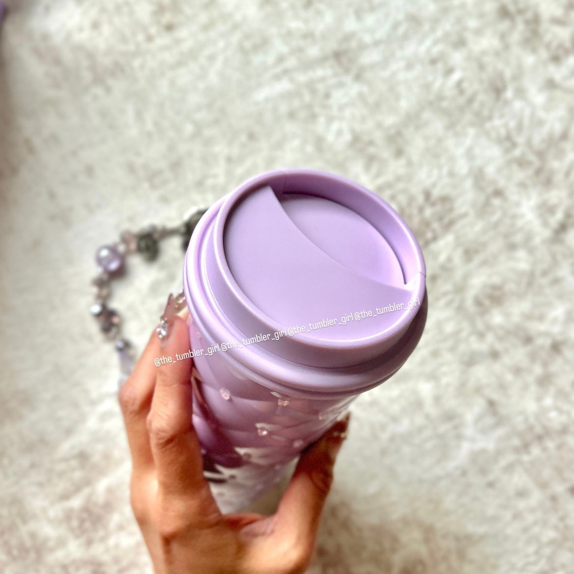 Starbucks China 2026 Sakura 20oz Double Lid Diamond Tumbler Gift Box (READY TO SHIP)