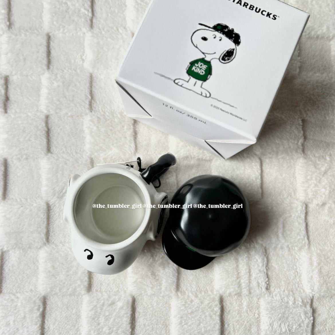 Starbucks Taiwan x PEANUTS Joe Kind Snoopy 12oz Ceramic Mug (READY TO SHIP)