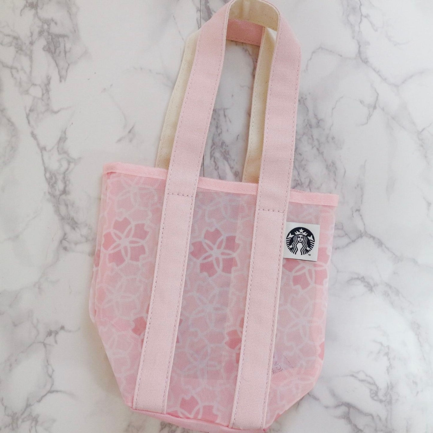 Starbucks Taiwan Pink Sakura sakura Mini Tote Bag