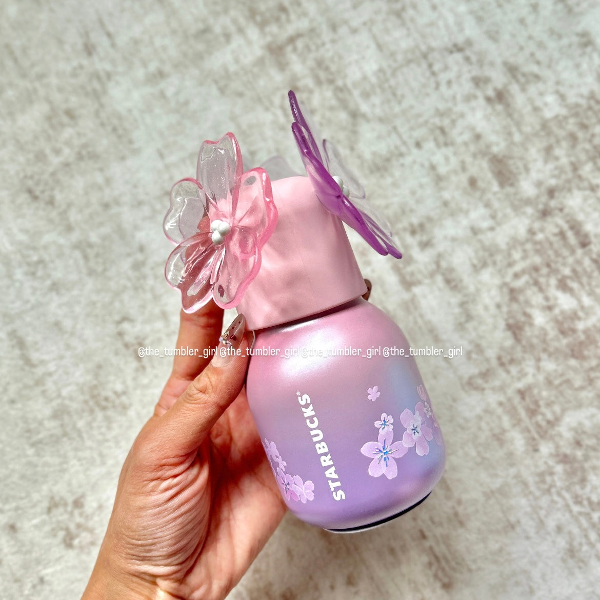 Starbucks China Twilight Sakura Series 7oz Perfume Bottle Shaped Tumbler (READY TO SHIP)