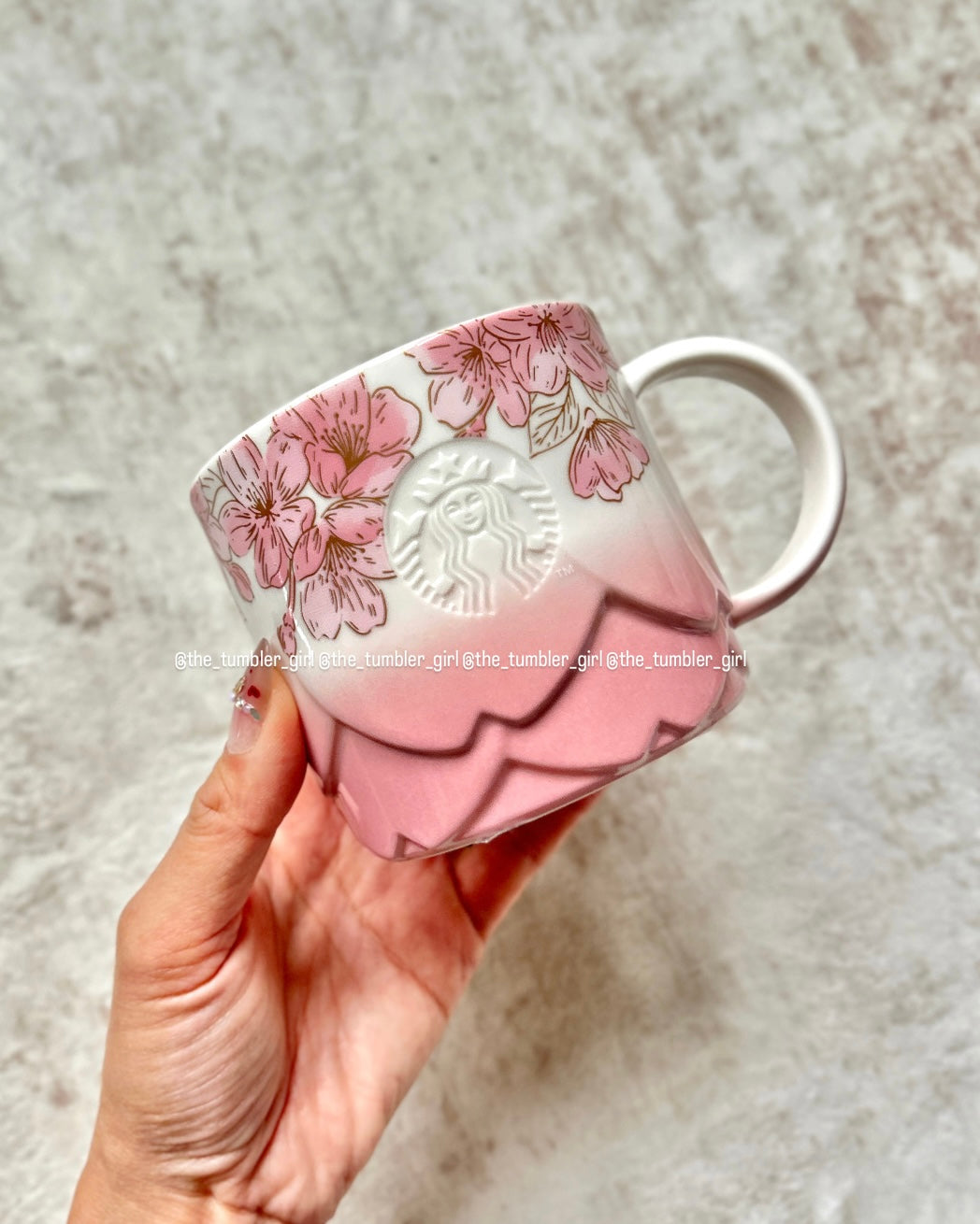 Starbucks Taiwan Sakura Petal Mug 12oz (READY TO SHIP)