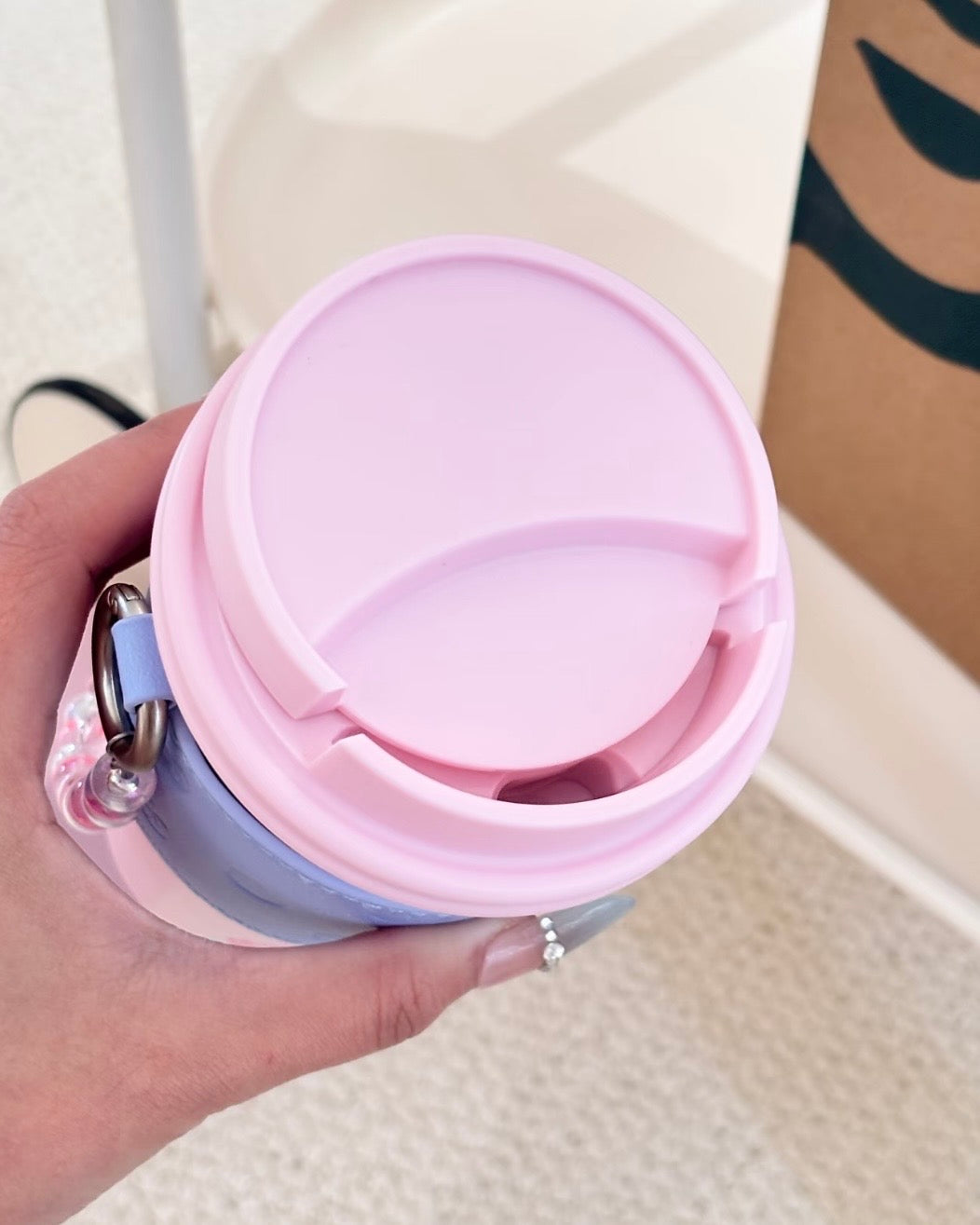 Starbucks 2026 China Valentine’s Day Sweet Duck 14oz Stainless Steel Push Lid Tumbler + Sleeve (READY TO SHIP)