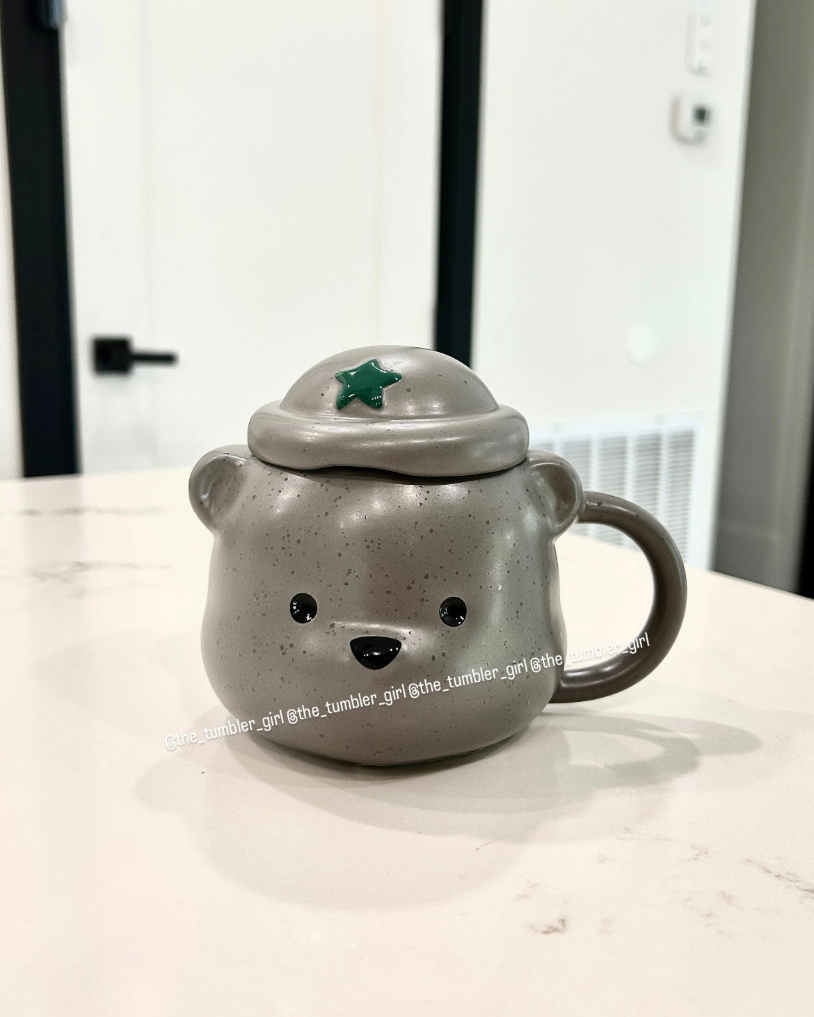 Korea Jeju Island Exclusive Bearista Ceramic Mug With Lid (READY TO SHIP)