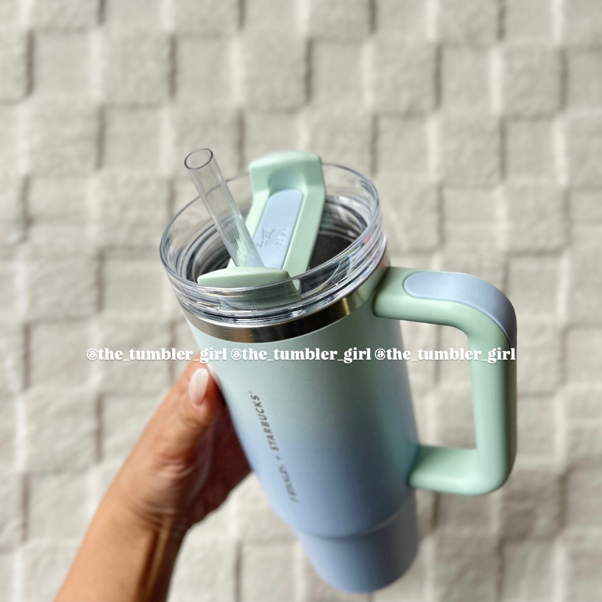 Starbucks x Stanley 30oz Mint Blue Gradient Stainless Steel Tumbler 2025 Japan Exclusive (READY TO SHIP)