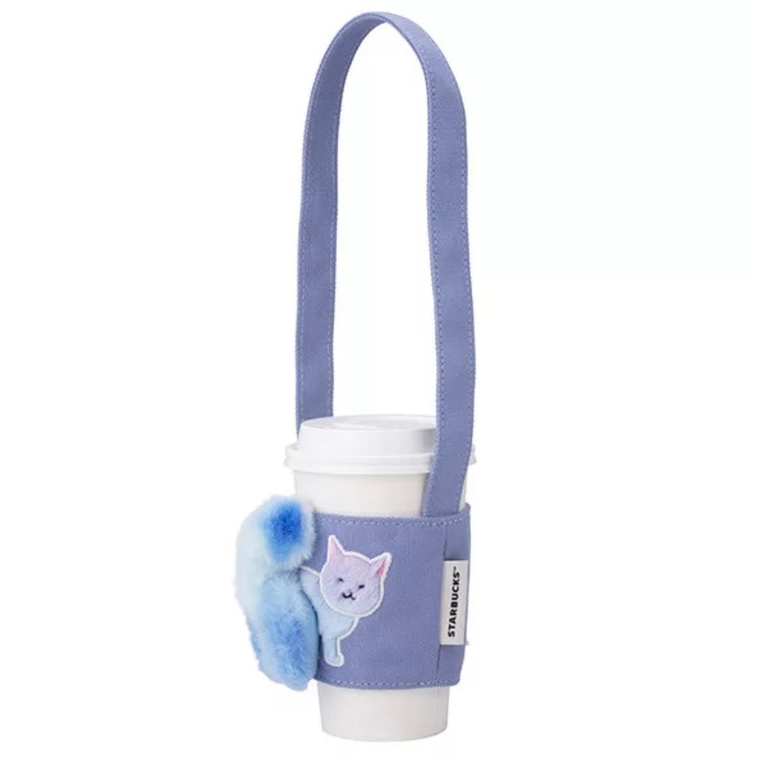 Starbucks Taiwan Fluffy Cat Drink Holder