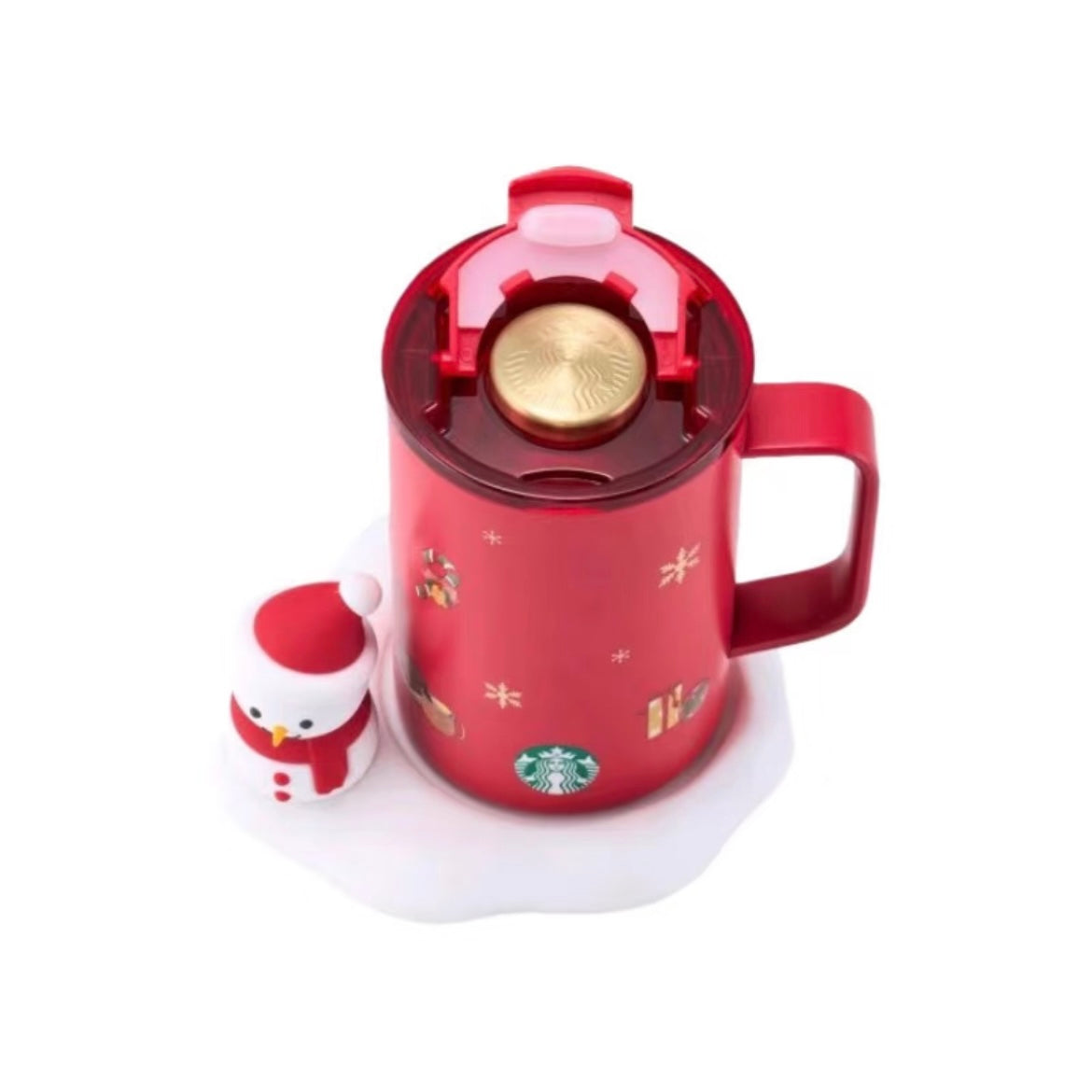 Starbucks China Christmas 16oz Stainless Steel Cup + Coaster (PRE-ORDER)