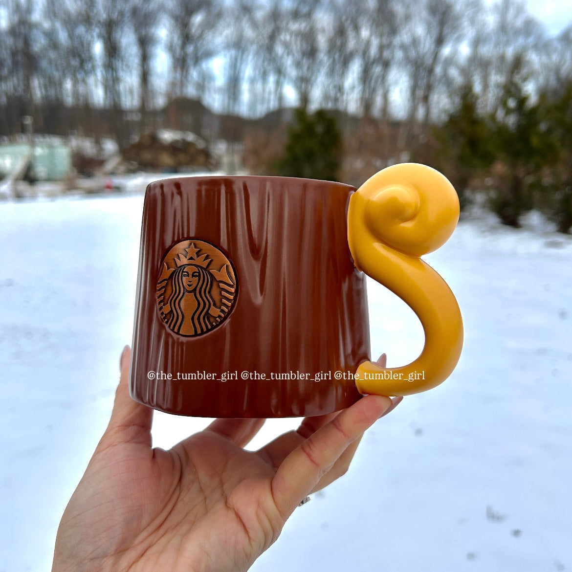 Starbucks China Ceramic Mug with Squirrel Plushie Keychain 15oz (READY TO SHIP)