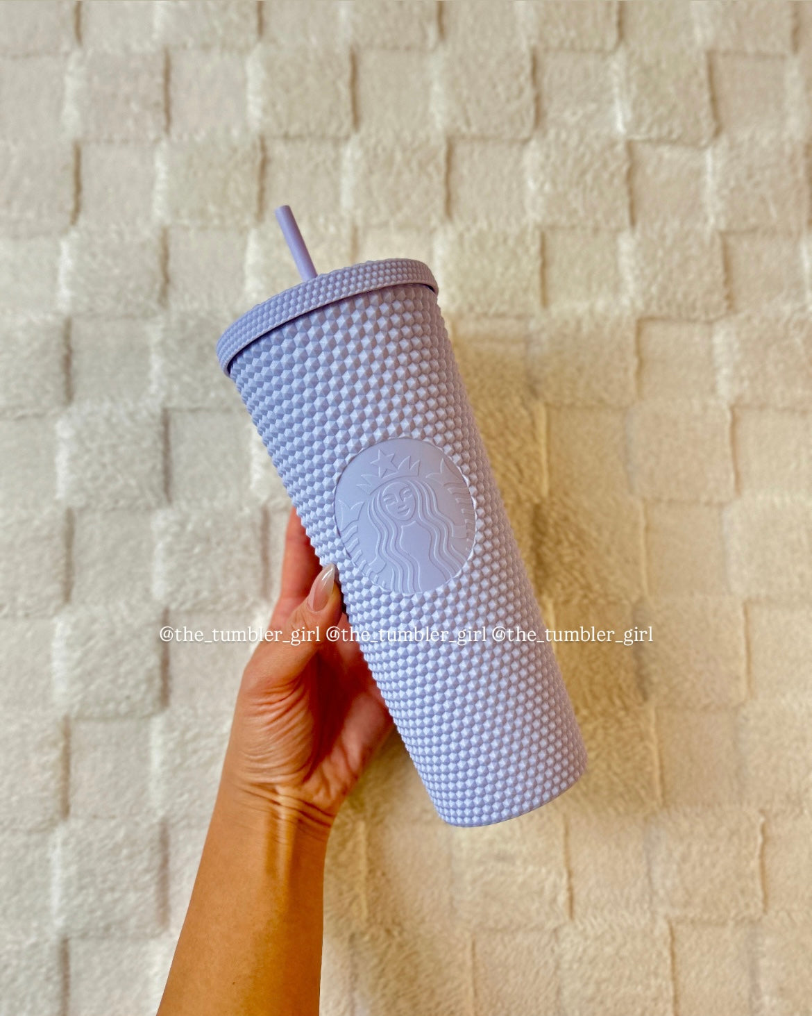 Starbucks Taiwan Purple Lilac Matte Studded Tumbler