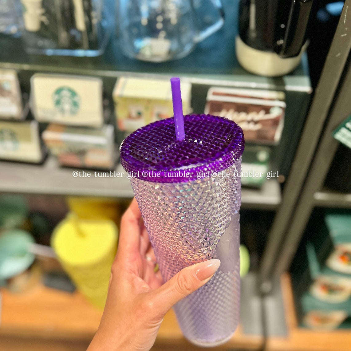Starbucks NYU New York University Iridescent Studded Venti Tumbler