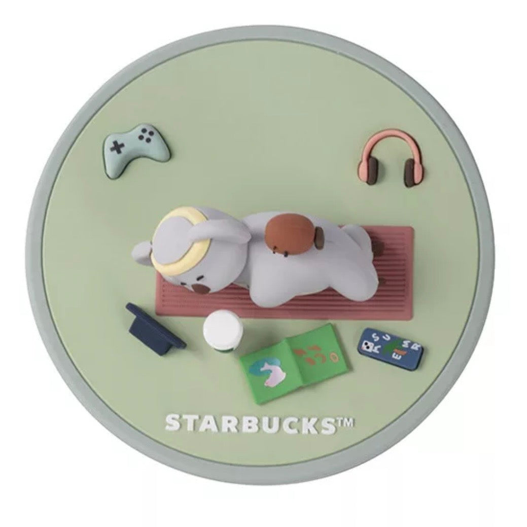 Starbucks Taiwan Koala Skipped The Gym Silicone Lid