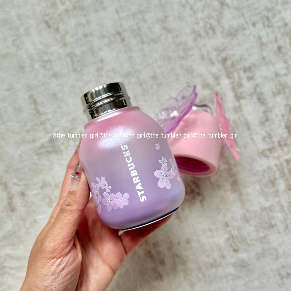 Starbucks China Twilight Sakura Series 7oz Perfume Bottle Shaped Tumbler (READY TO SHIP)