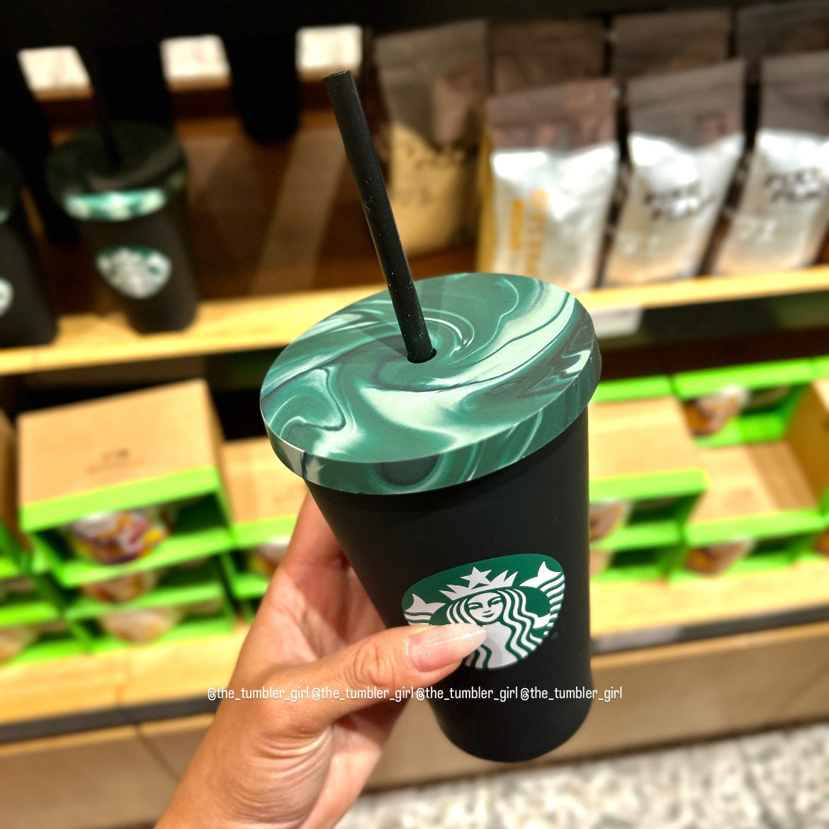 Starbucks Europe Black 16oz Grande Cold Cup Tumbler (READY TO SHIP)