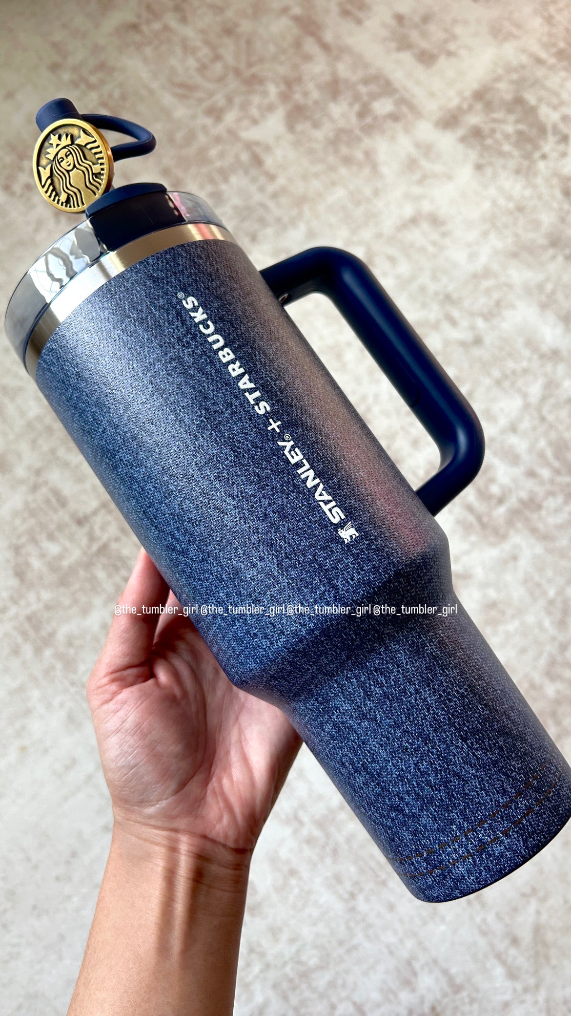 Stanley x Starbucks China 2026 DENIM 40oz Stainless Steel Tumbler (READY TO SHIP)