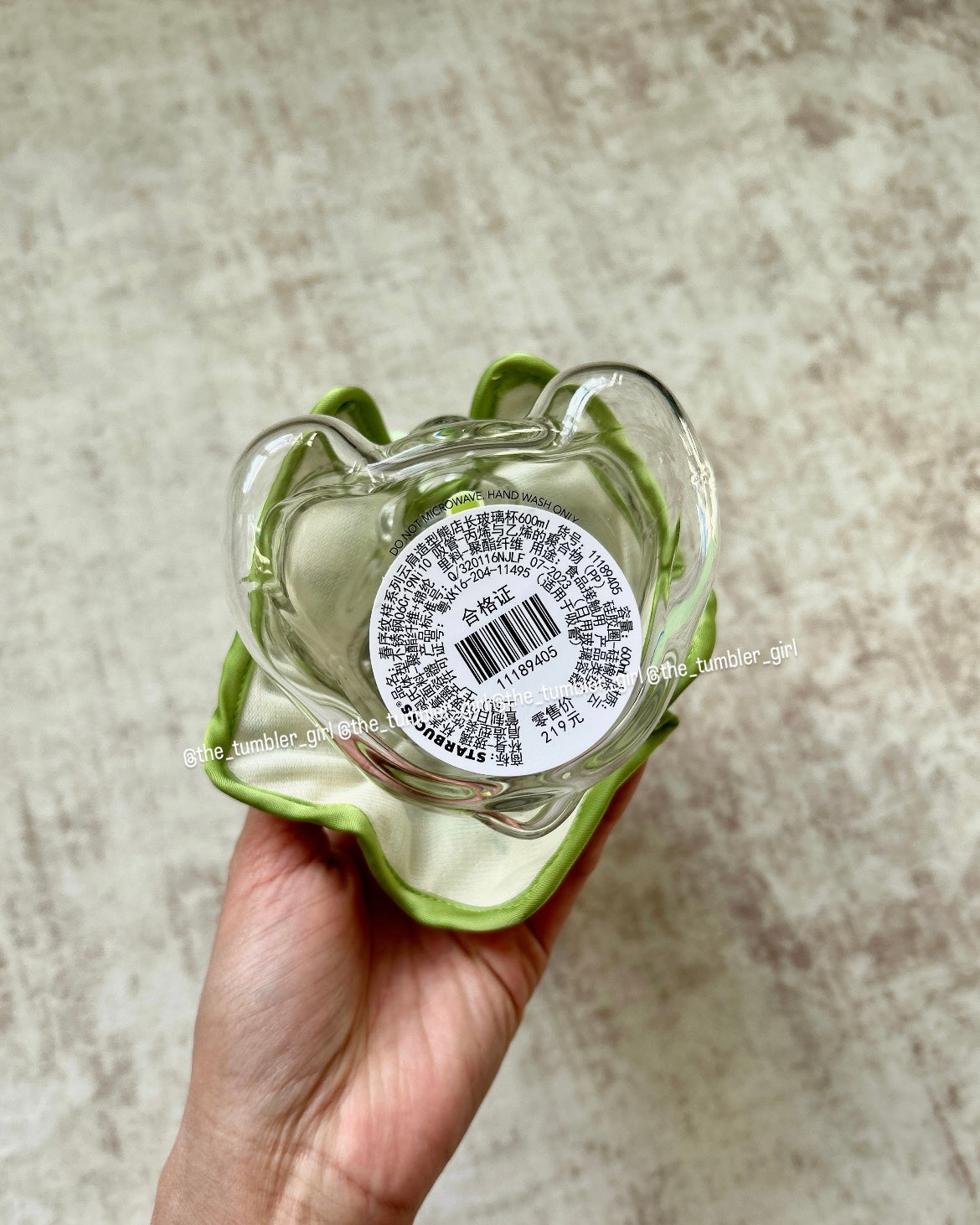 2026 China Spring Auspicious Series Bearista Glass Cold Cup (READY TO SHIP)