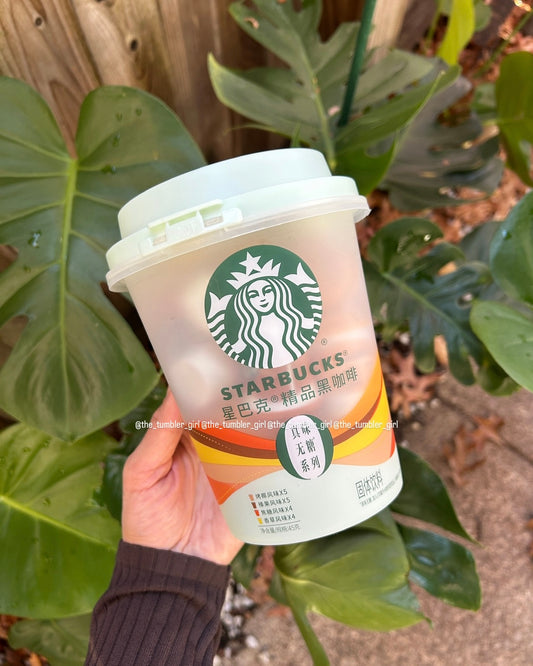 Starbucks China Mini Coffee Cup Bucket – 18 Tiny Drink Pods (4 flavors)