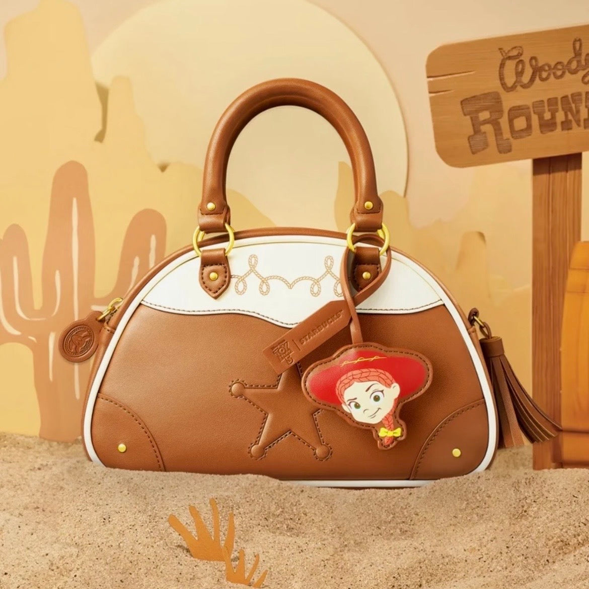 Starbucks Korea x Toy Story 5 Brown Bowling Bag (Ships Mid May)