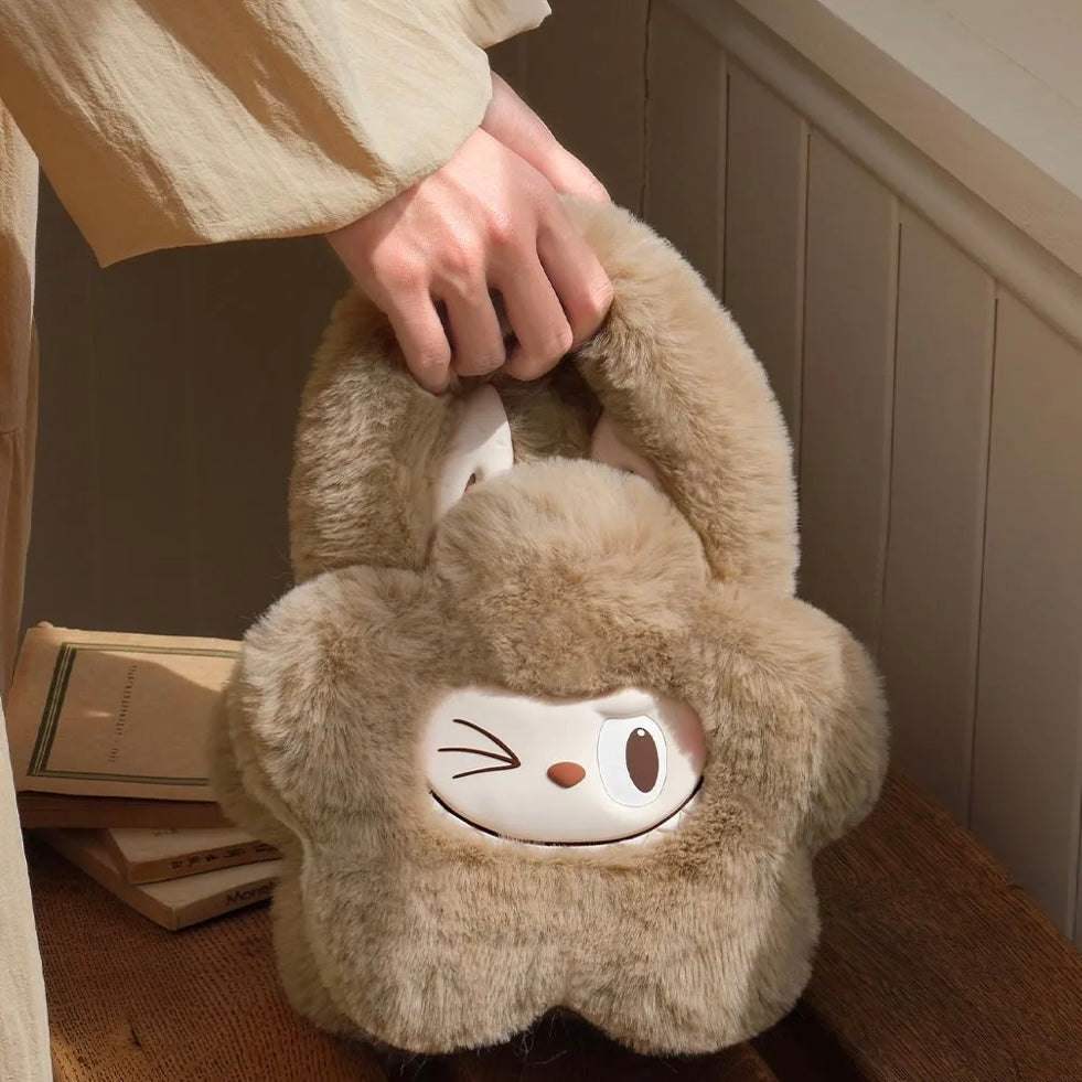 POP MART THE MONSTERS Classic Series Plush Flower Bag - Brown