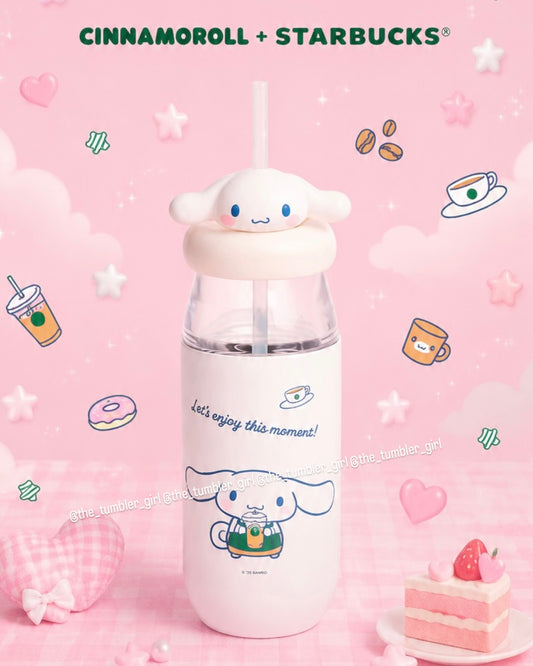 Starbucks Phillippines x Cinnamoroll Limited Edition 17oz Stainless Steel Cup With Straw (Ships End of June)