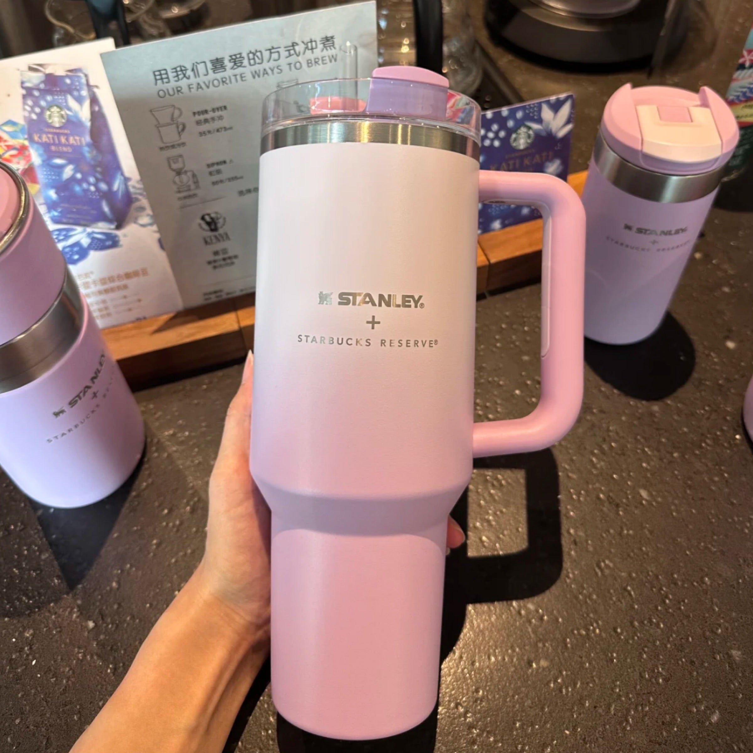 Starbucks matte pink China release Reserve Tumbler cheapest