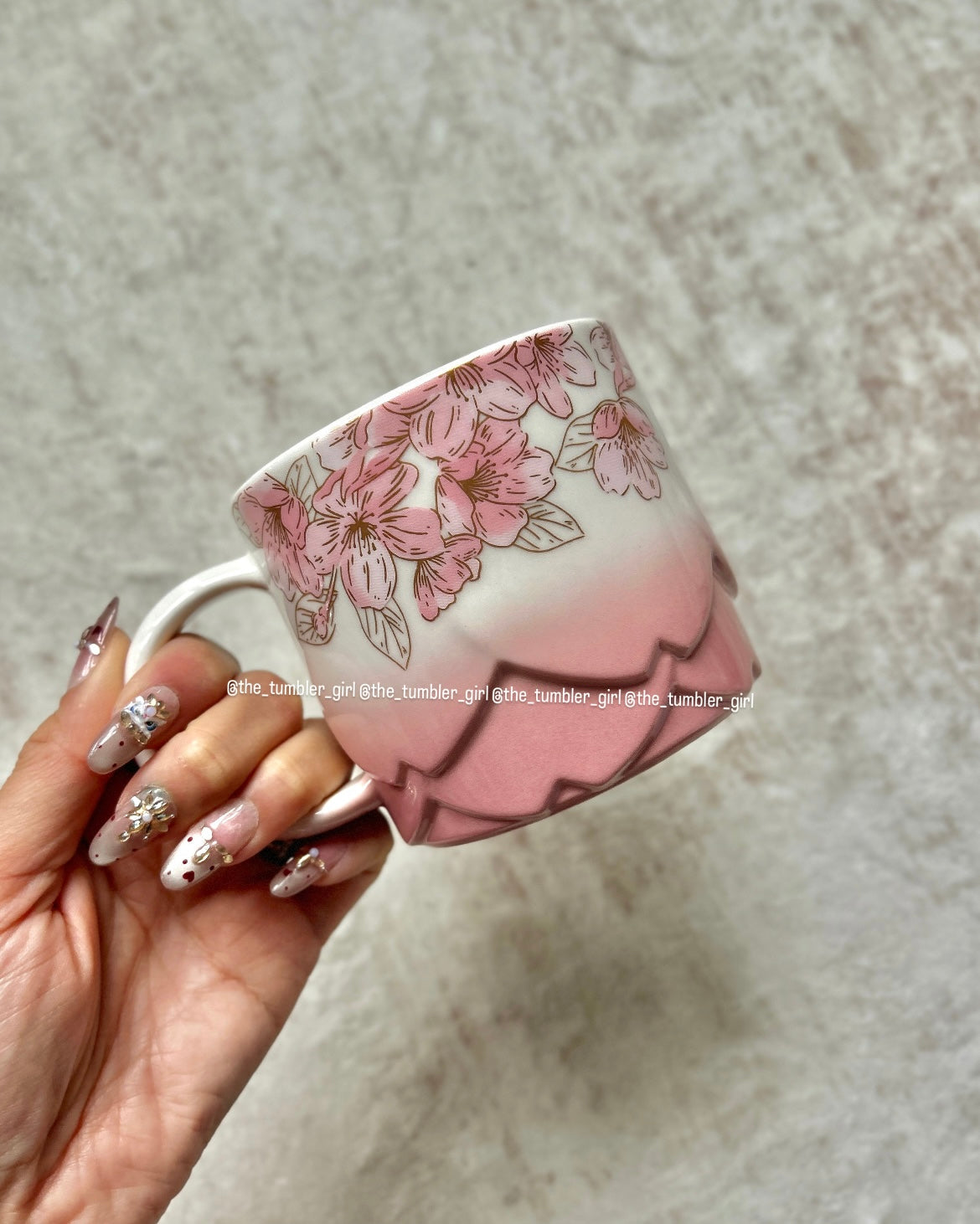Starbucks Taiwan Sakura Petal Mug 12oz (READY TO SHIP)