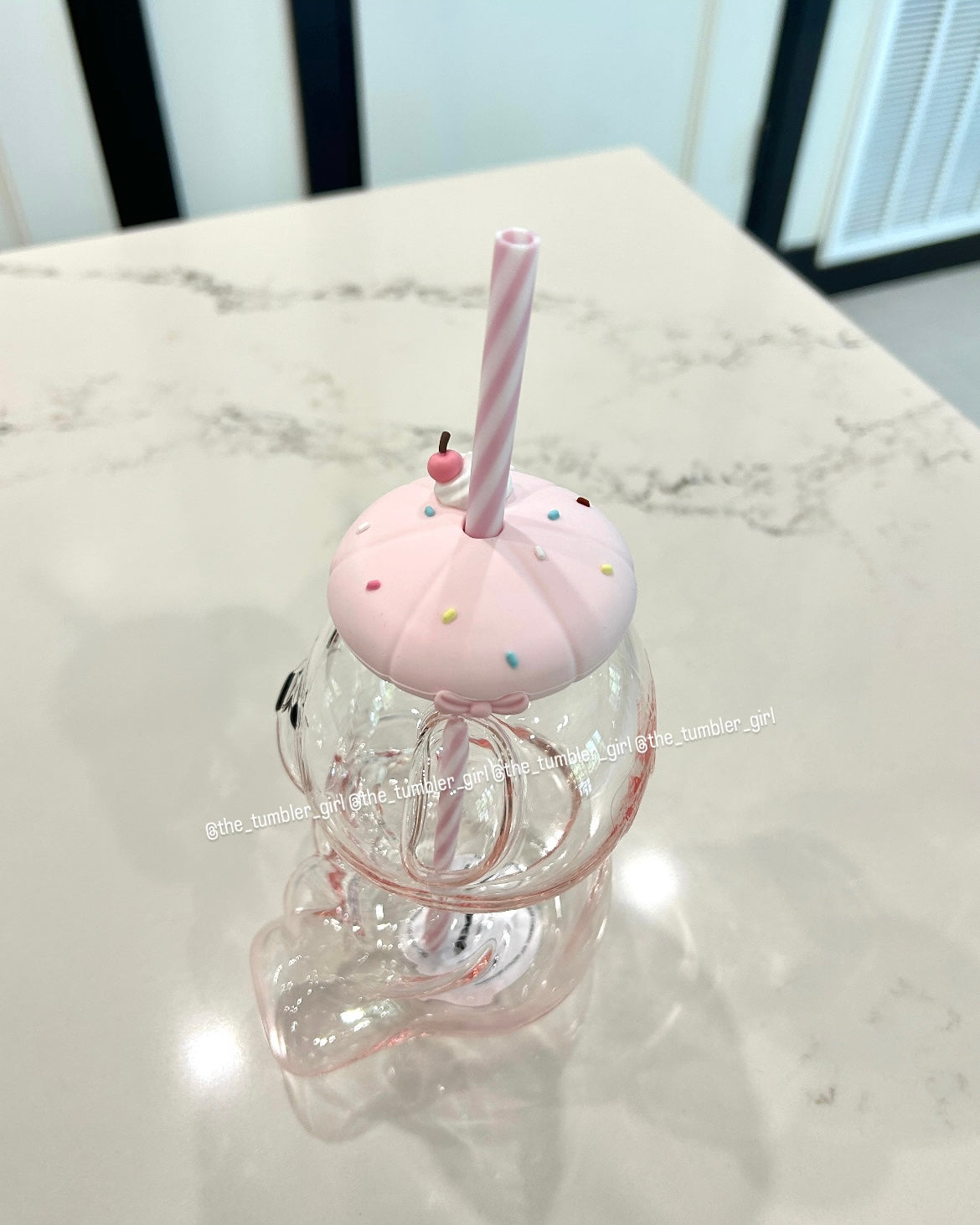 Starbucks China 2026 Summer Dessert Party Bearista Glass Cold Cup (ships in a week)
